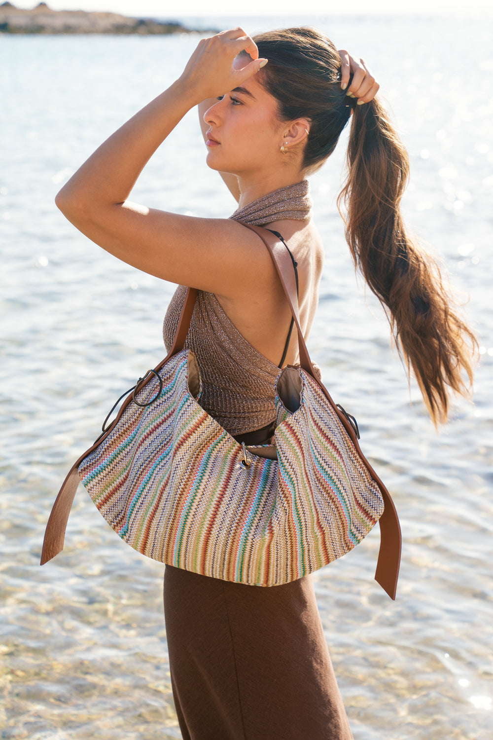 Slouch Bag in Beige