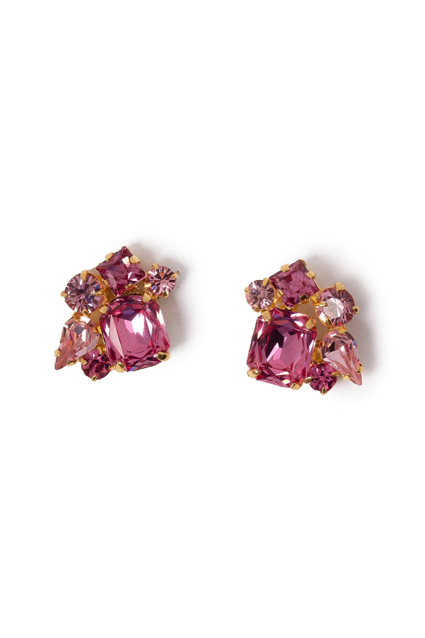 Pink Stud Earrings