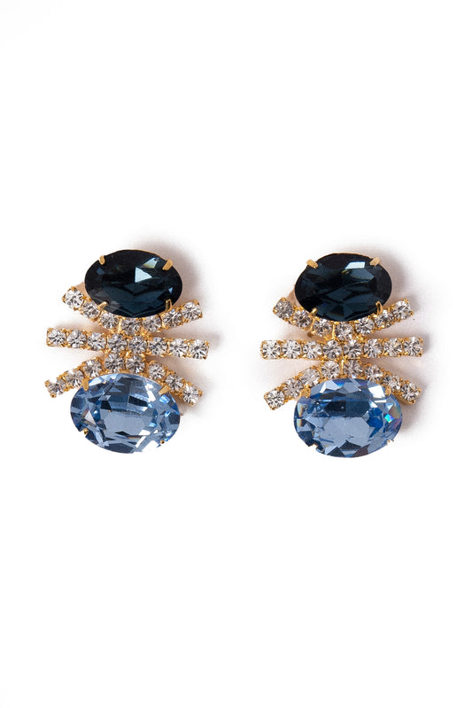 Blue Pair Stud Earrings