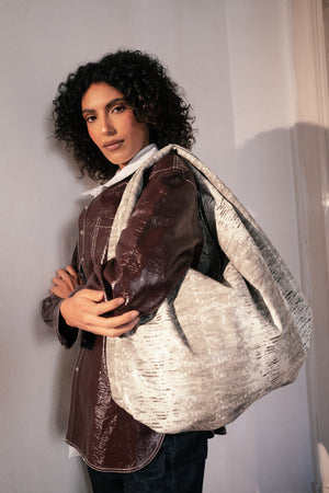 Balloon White Handbag