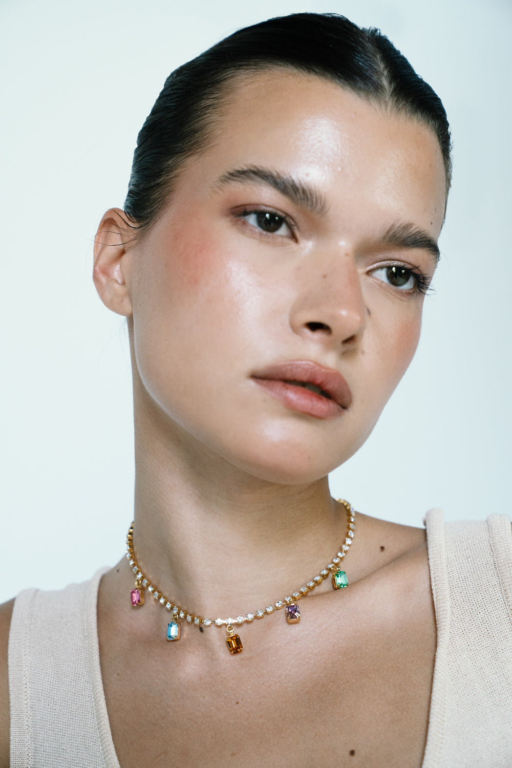 Emerald Drops Choker