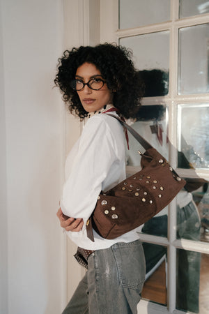 Two-toned Link Handbag