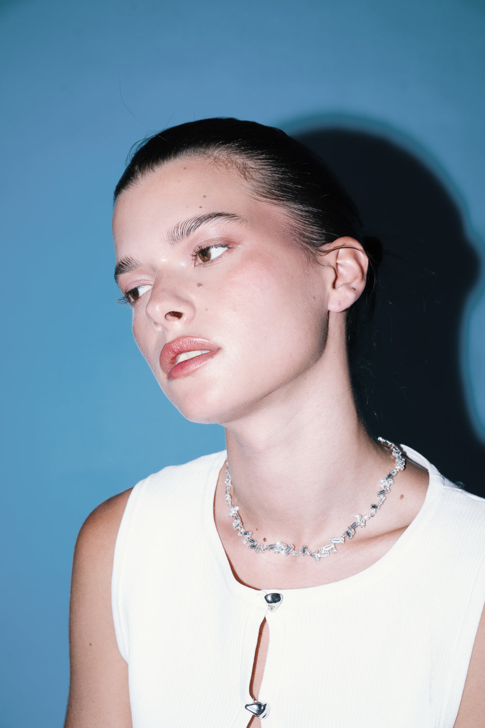 Crushed Crystal Clear Choker