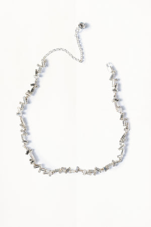 Crushed Crystal Clear Choker