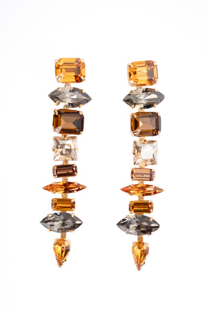Multistone Earrings The Gold Edit