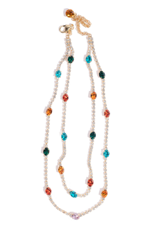 Double Chain ovals Necklace