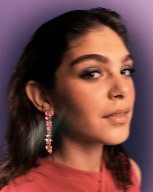 Multi Stone Earrings