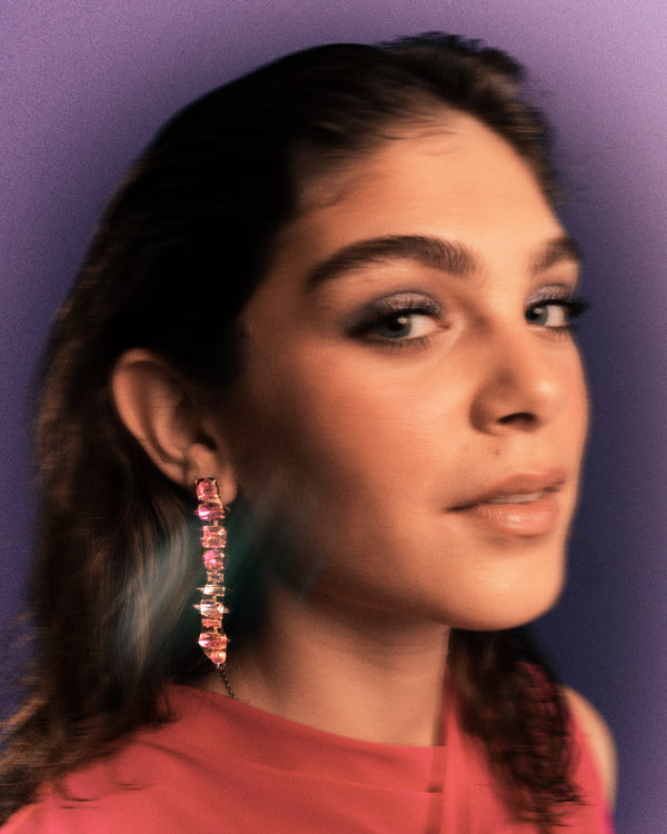 Multi Stone Earrings