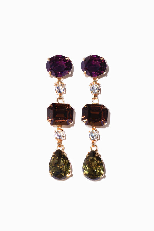 Midnight Crystals Earrings