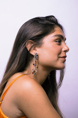 Crystal Burst Earrings