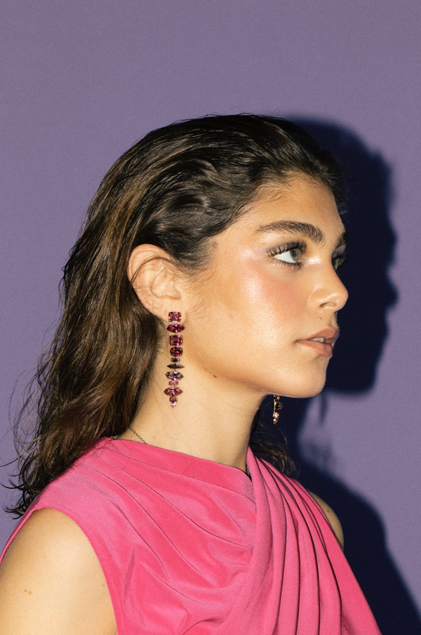 Multi Stone Earrings