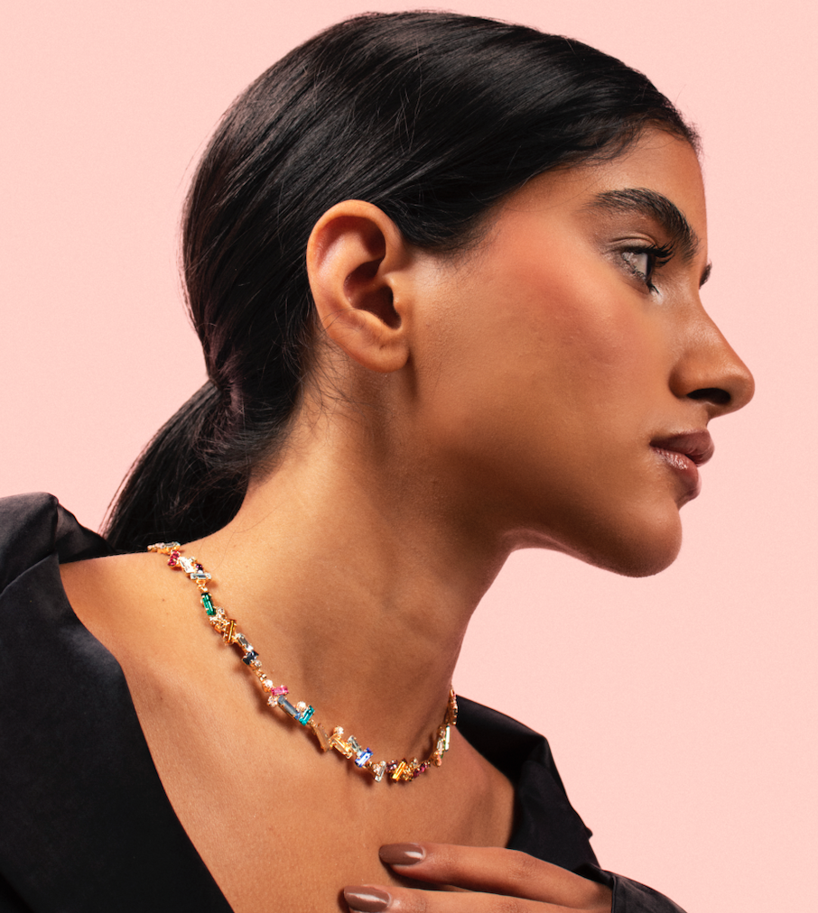 CRUSHED CRYSTALS CHOKER