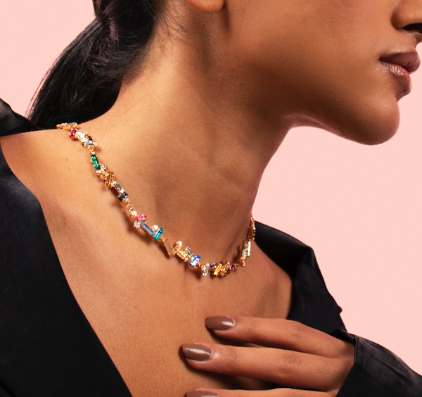 CRUSHED CRYSTALS CHOKER