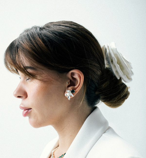 Emerald Pear Earrings
