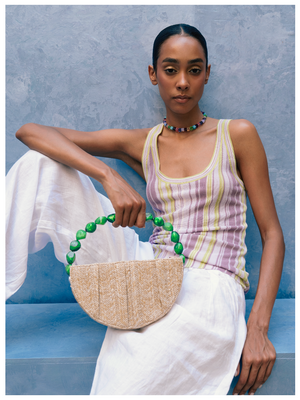 Luna Raffia Bag