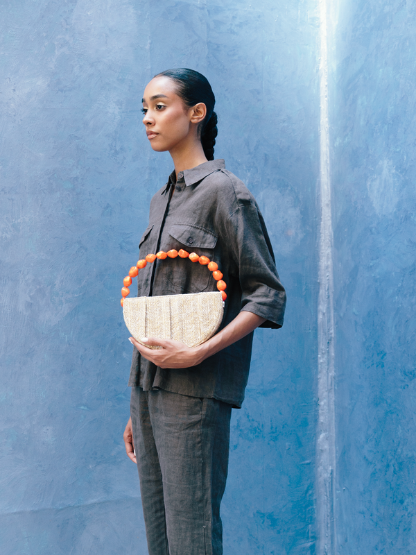 Luna Raffia Bag