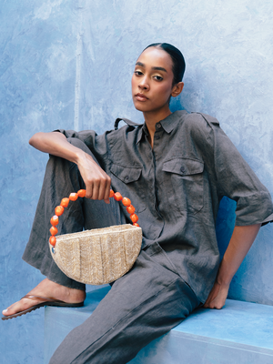 Luna Raffia Bag