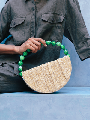Luna Raffia Bag