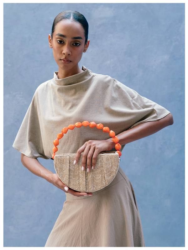 Luna Raffia Bag