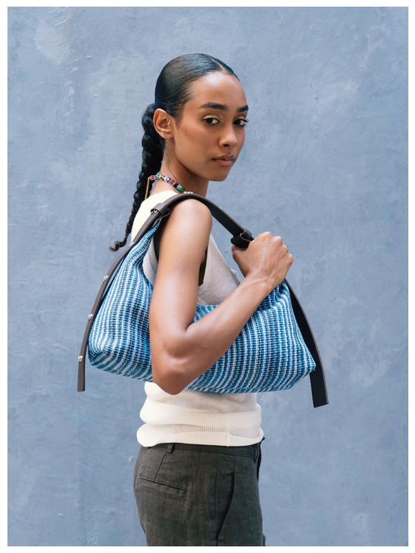 Artist Stripe Shoulder Bag
