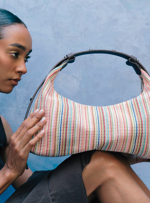Artist Stripe Shoulder Bag