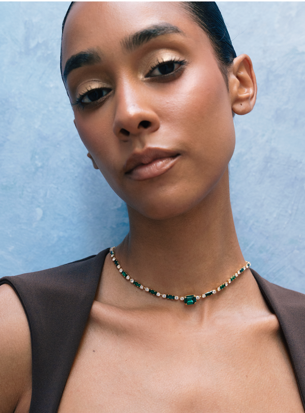 Emerald Center Choker
