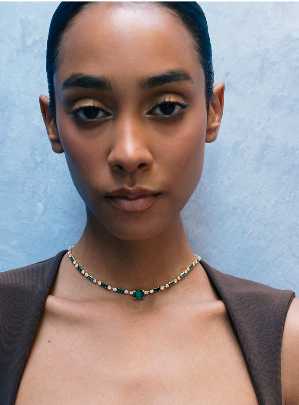 Emerald Center Choker