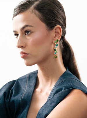 Mosaic Crystal Earrings