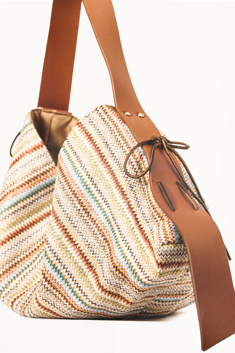 Slouch Bag in B&W