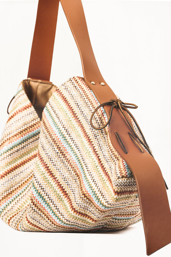 Slouch Bag in B&W