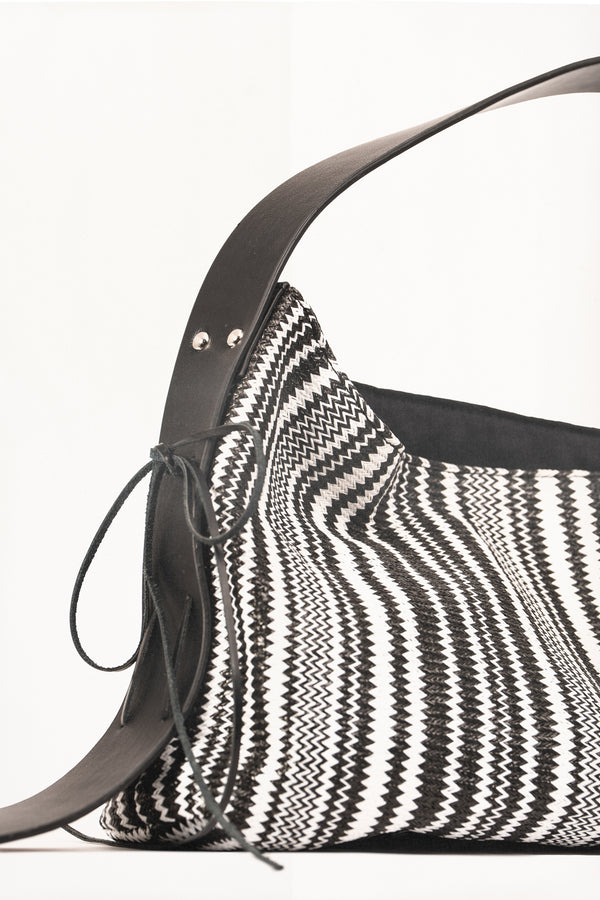 Slouch Bag in B&W